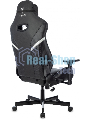 Кресло Knight Thunder 5X черный, экокожа, 120 кг, механизм качания