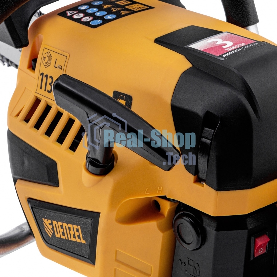 Пила цепная бензиновая Denzel DS-5820, шина 50 см, 58см3, 3,6 л.с., шаг 0,325, паз 1,5 мм, 76 зв