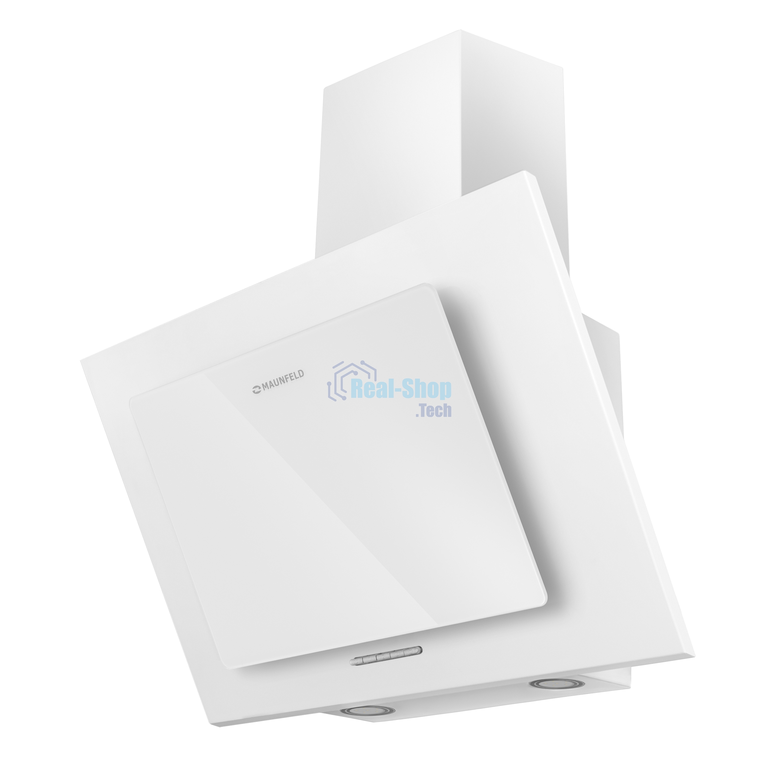 Вытяжка наклонная Maunfeld Tower A 60 белый, 60 см, 650 куб. м/ч, 66 дБ