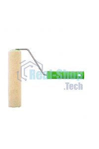 Валик велюр с ручкой Сибртех, 200 мм, ворс 5 мм, D 36 мм, D ручки - 6 мм