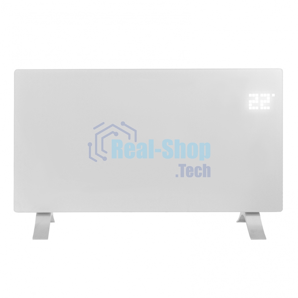 Конвектор Denzel OptiPrime-2000 белый, 2000 Вт, 25 м2, термостат, дисплей, WiFi