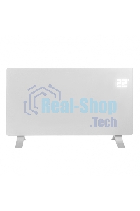 Конвектор Denzel OptiPrime-2000 белый, 2000 Вт, 25 м2, термостат, дисплей, WiFi