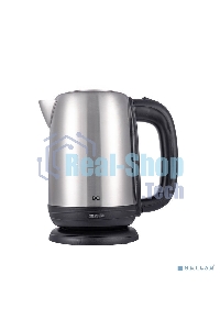 Чайник электрический BQ KT1821S черный/стальной, мощность 2200Вт, Максимальный объем 1.7л