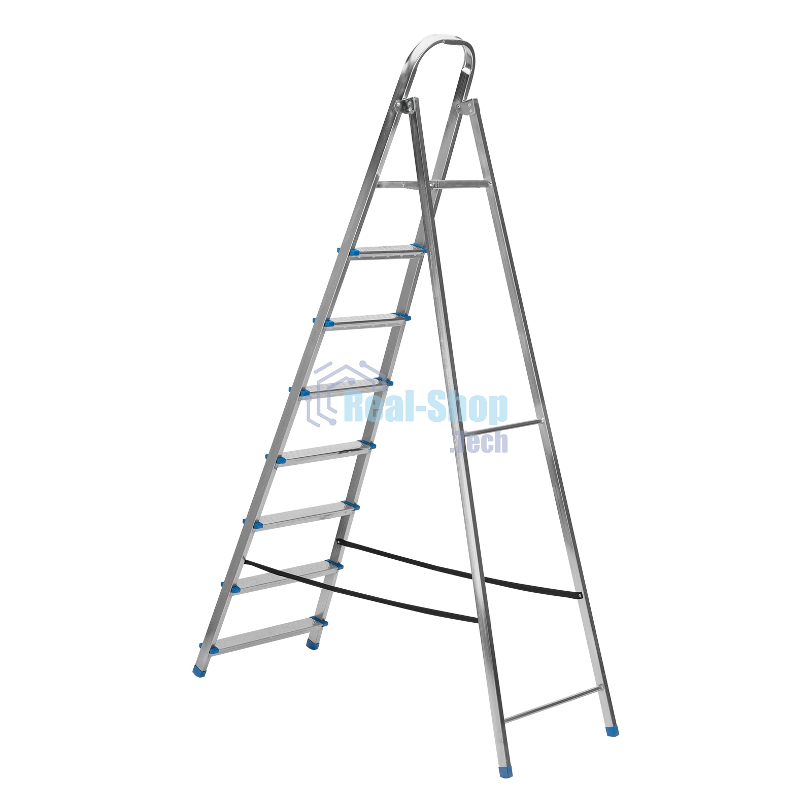 Стремянка Сибртех 8 ступеней, стальная, оцинкованная