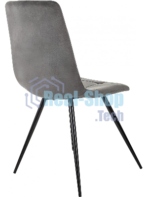 Стул для дома Бюрократ CH-K1_2 комплект 2 шт т. серый Holland 18 металл черный на ножках