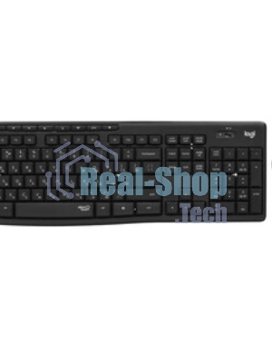 Комплект клавиатура+мышь Logitech MK295 беспроводной, USB, чёрный