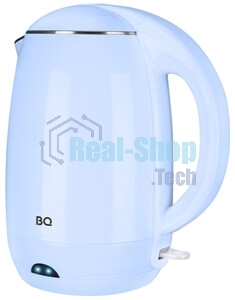 Электрочайник BQ KT1702P синий, 1.8 л, 2200 Вт, скрытый нагревательный элемент