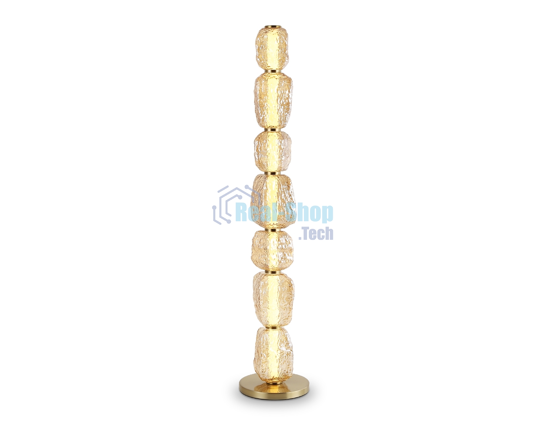 Светильник Ambrella light LH30112 SB/TI бронза/янтарь 35W 3000K D260*1325