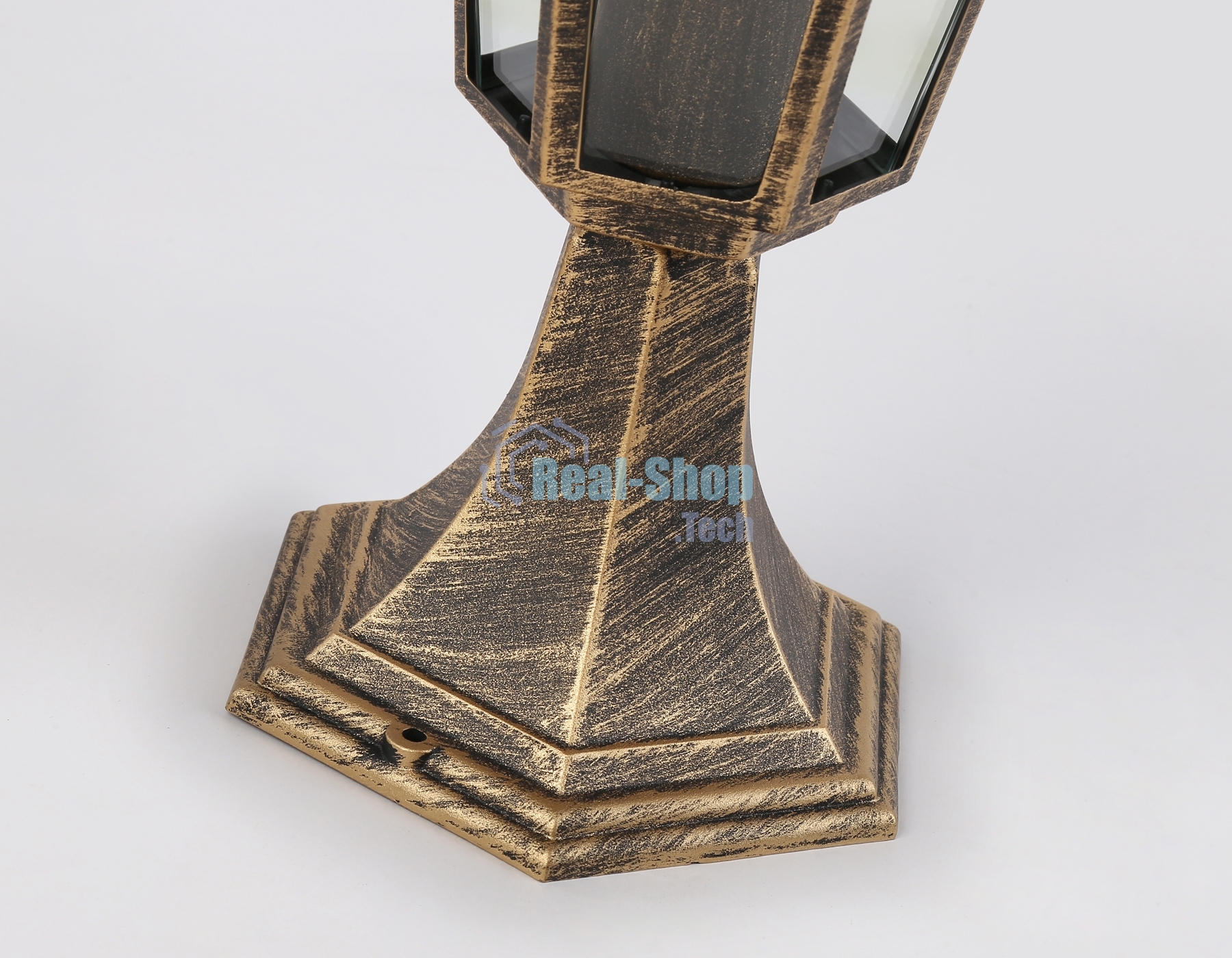 Светильник Ambrella light ST2025 GD/BK/CL золото/черный/прозрачный IP54 E27 max 40W D150*400