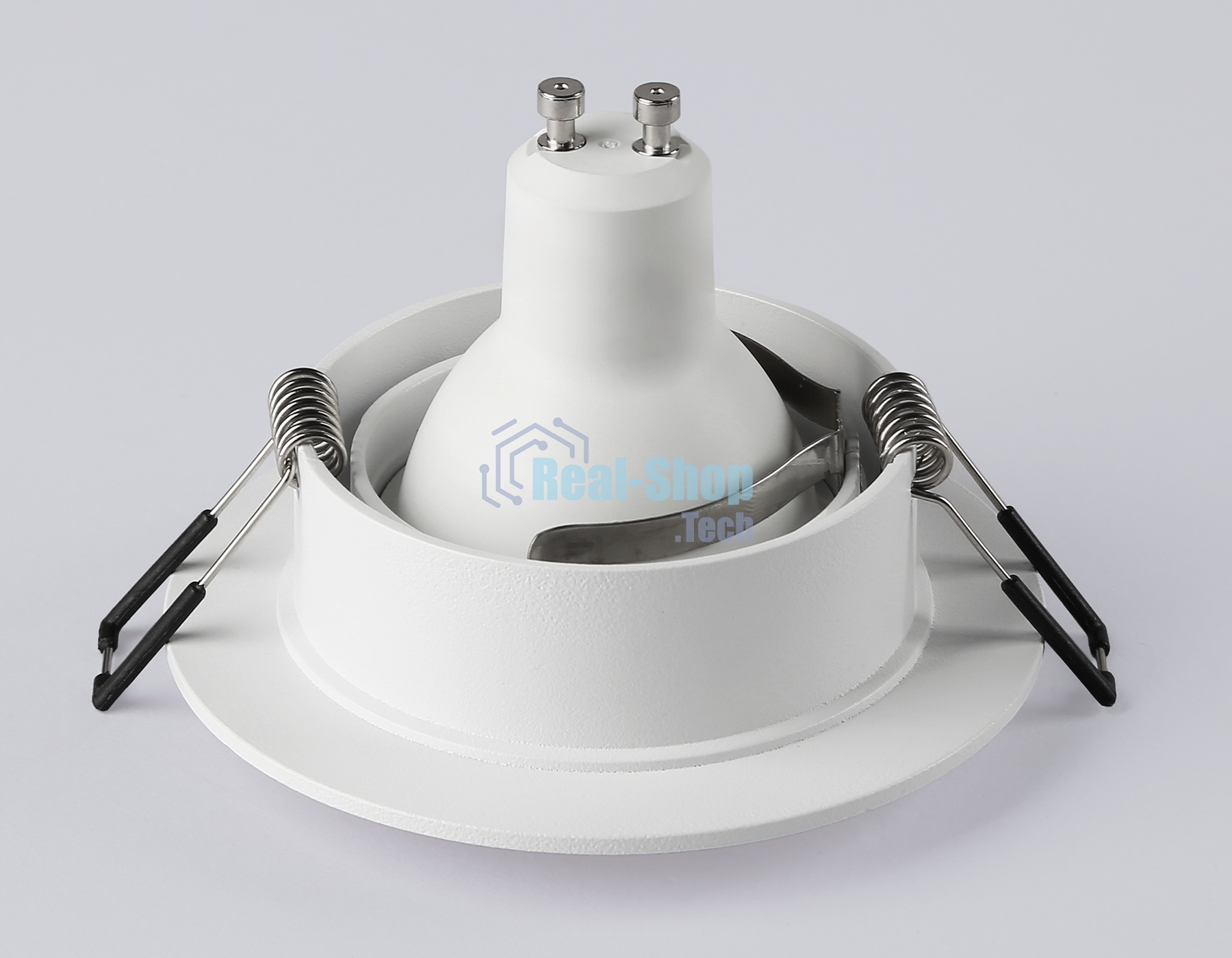 Встраиваемый поворотный точечный светильник Ambrella light TN102741 WH белый IP20 GU5.3 D95*25