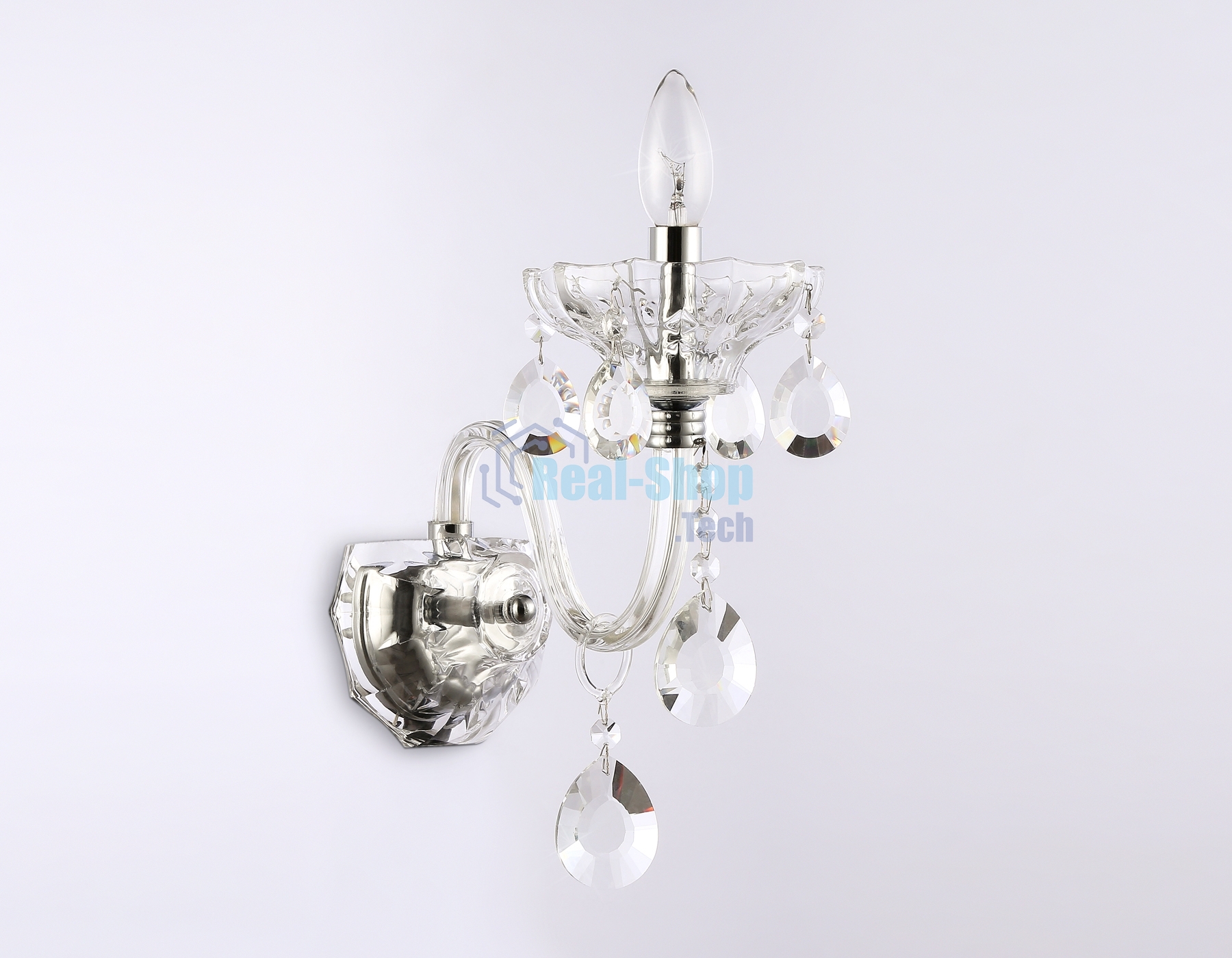 Светильник Ambrella light TR4911 CH/CL хром/прозрачный E14 max 40W 294*160*246