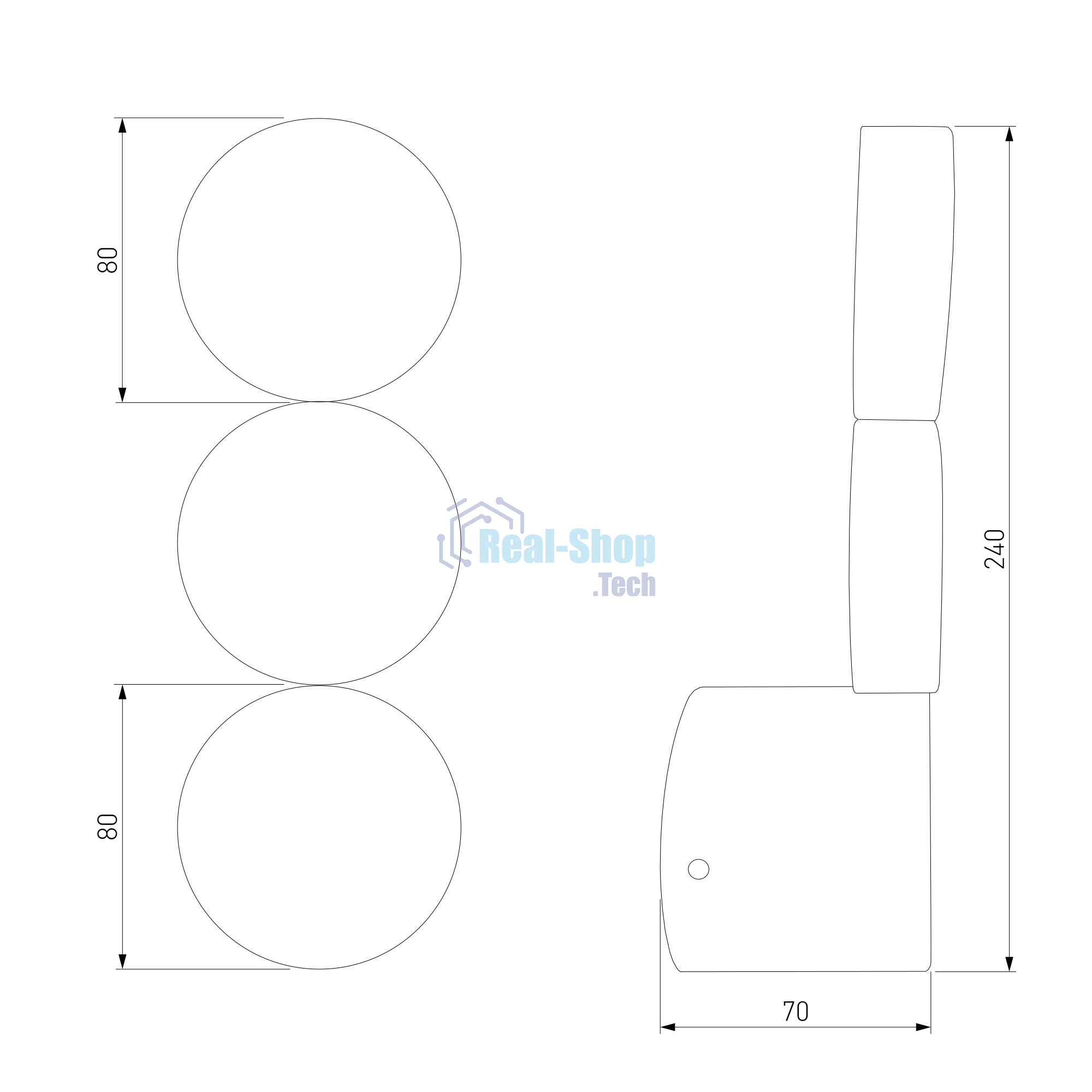 40130/LED/ Светильник настенный светодиодный Brioni черный