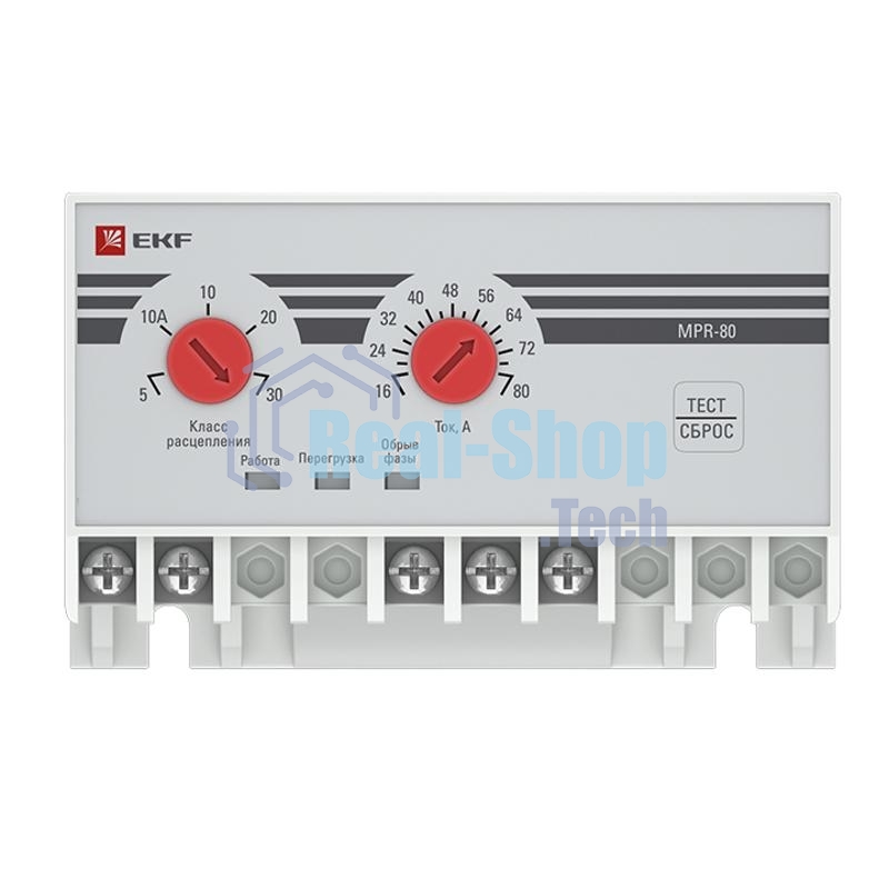 Реле защиты двигателя MPR 80А EKF mpr-80