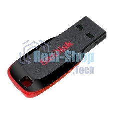 Флешка USB Sandisk CZ50 Cruzer Blade (SDCZ50-064G-B35), 64Gb, USB 2.0, R/W 15/4, черный/красный