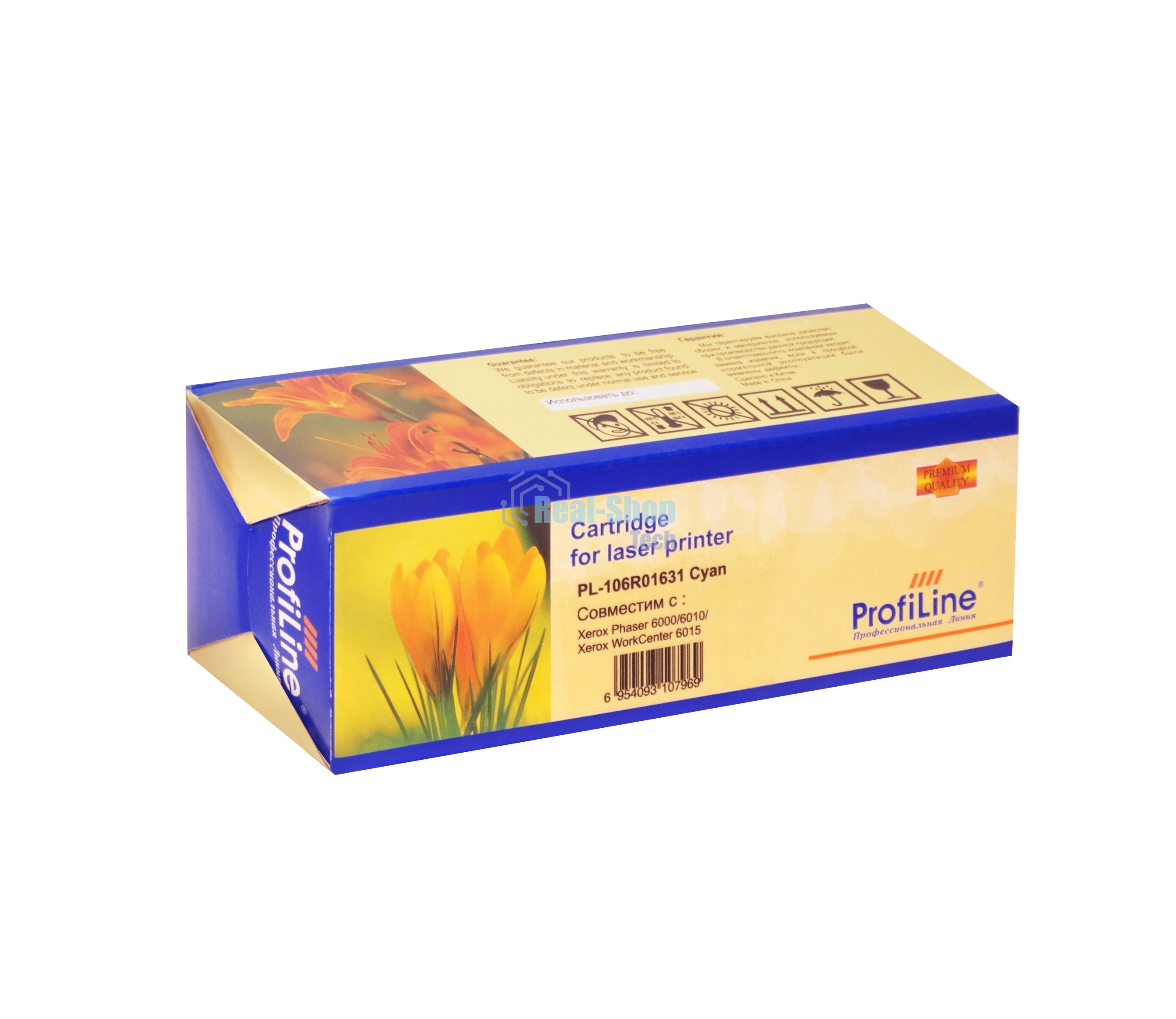 Картридж лазерный ProfiLine PL-106R01631 для Rank Xerox Phaser 6000/6010/Xerox WorkCenter 6015 Cyan 1400 копий