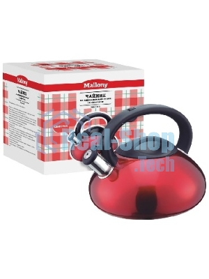 Чайник для плиты MALLONY MAL-103-R красный