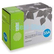 Картридж лазерный Cactus CS-CE255AS черный (6000 стр.) для HP LaserJet P3011/P3015