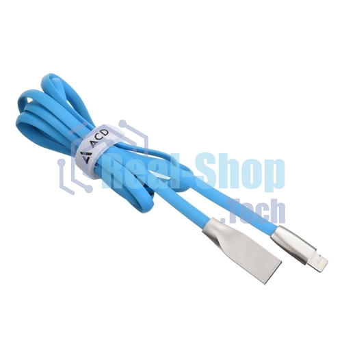 Кабель USB ACD-Infinity Lightning - USB-A TPE, 1.2м, синий