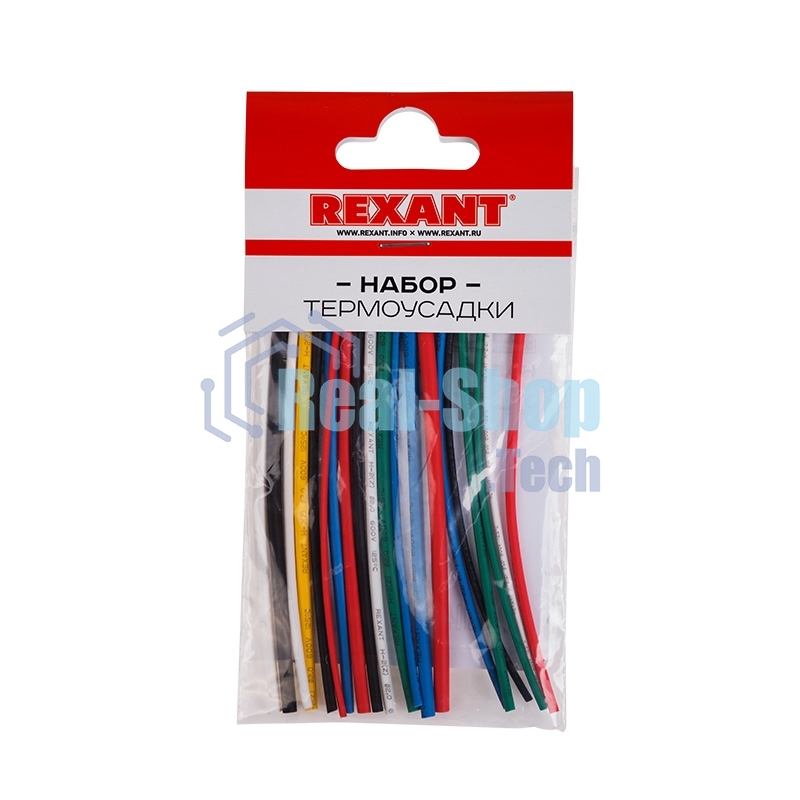 Термоусаживаемые трубки Rexant SMALL TUBE 2:1 (Набор 20 шт.)