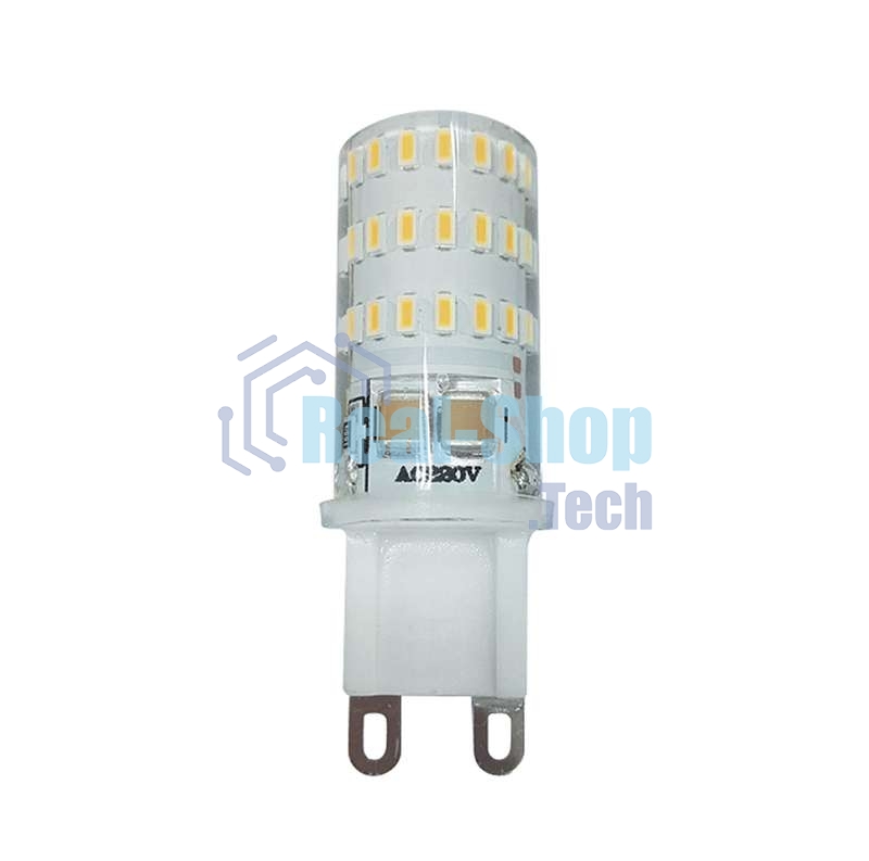 Лампа светодиодная JazzWay PLED-G9 5Вт капсульная 2700К тепл. белый G9 320 лм 220-230В