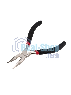 Тонкогубцы Rexant мини 120 мм никелированные, авторазжим, обливные рукоятки