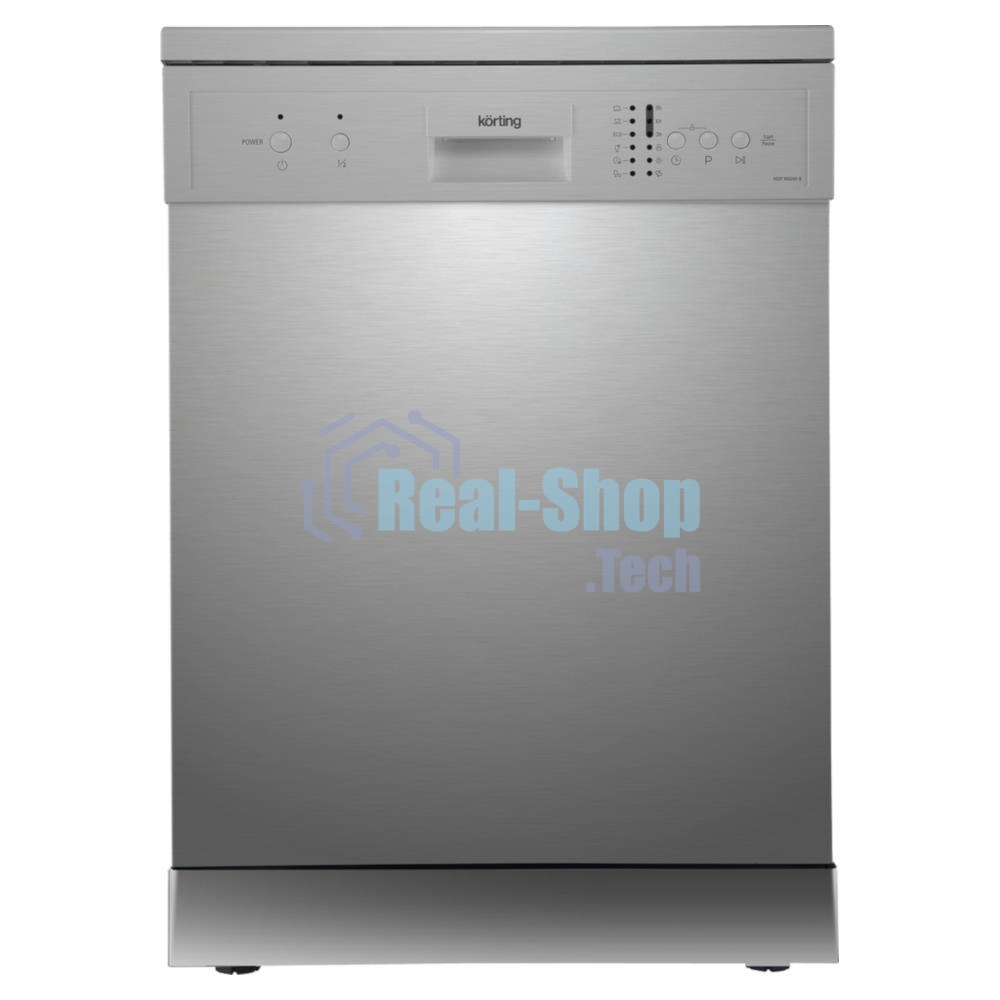 Посудомоечная машина Korting KDF 60240 S / Отдельност., 60 см, А++/A/A, электронное управление, 6 программ: нормальная, ЭКО, стекло, интенсив, 90 мин, быстрая; 14 компл., LED индикаторы, активная сушка, таймер отложенного старта 3/6/9 часов, половинная за
