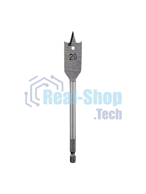 Сверло перовое по дереву Kranz 45х152 мм, шестигранный хвостовик