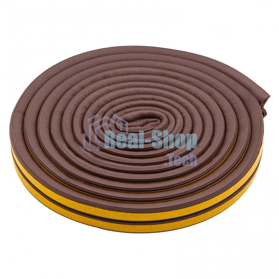 Уплотнитель резиновый Сибртех, 6 м, профиль 