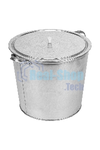 Бак для воды Россия оцинкованный с крышкой 32л,без крана67549