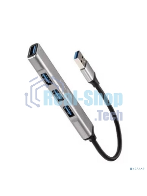 Переходник USB 3.0 -->USB3.0+3 USB2.0, Aluminum Shell, 0.2м Telecom TA308U