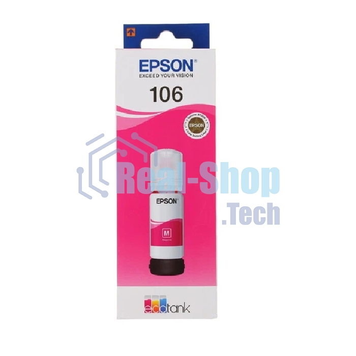 Картридж струйный Epson 106M C13T00R340 пурпурный (70мл) для Epson L7160/7180