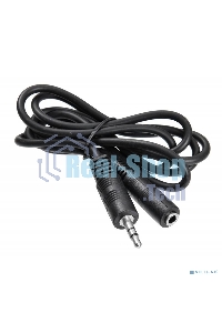 Кабель-удлинитель аудио Buro Jack 3.5 (m)/Jack 3.5 (f) 2м. черный BAAC003-2