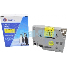 Картридж ленточный G&G GG-TZES631 черный на желтом 12x8 для Brother 1010/1260VP/1830VP/9700PC Картридж ленточный G&G GG-TZES631 черный на желтом 12x8 для Brother 1010/1260VP/1830VP/9700PC