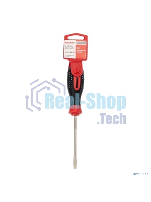 Отвертка шлицевая Rexant SL 5х100 мм, трехкомпонентная рукоятка, сталь S2