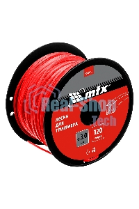 Леска для триммера MTX квадрат 3,0 мм х 120 м, на катушке