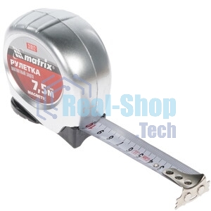Рулетка Matrix Magnetic, 7,5 м х 25 мм, магнитный зацеп