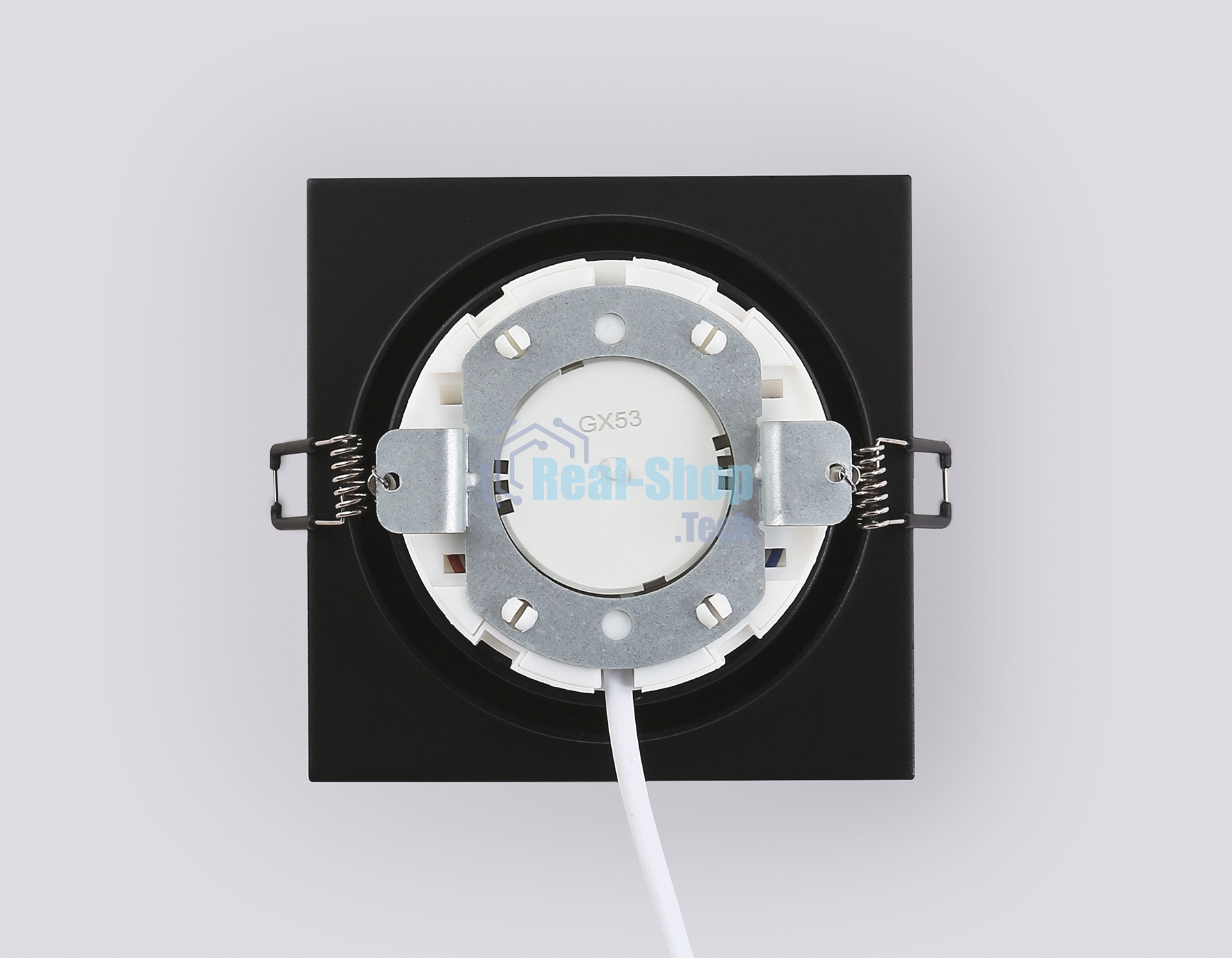 Светильник Ambrella light TN52339 SBK черный песок GX53 max 12W 115*115*25