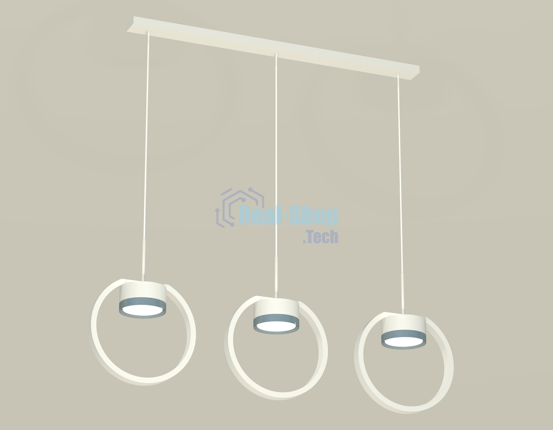 Светильник Ambrella light XB9106102/3 SWH/PPH белый песок/графит полированный GX53 (C9106, N8133)