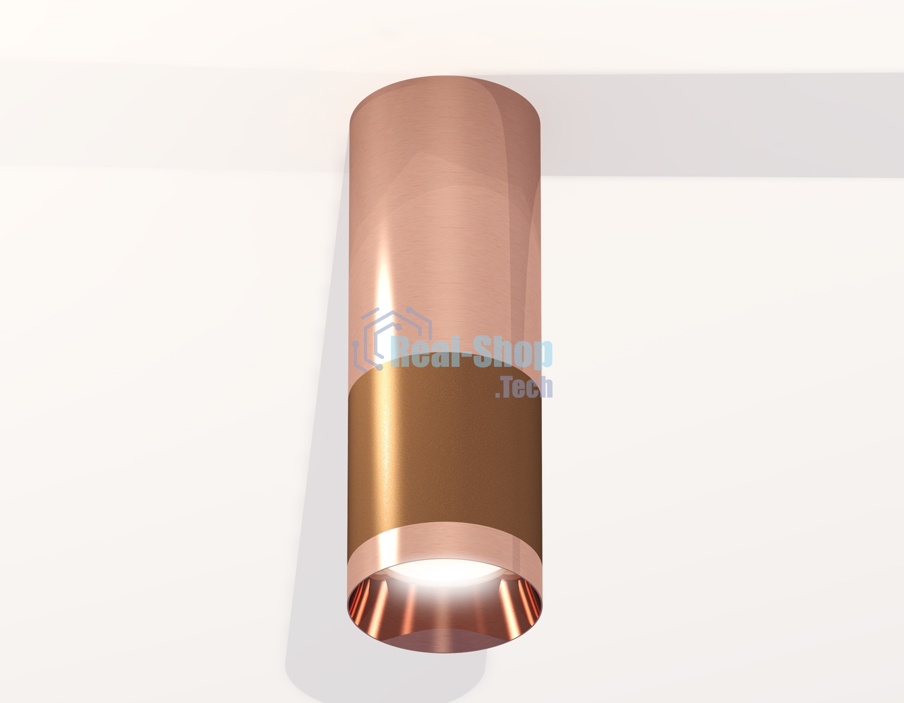 Светильник Ambrella Light XS6304090 SCF/PPG кофе песок/золото розовое полированное MR16 GU5.3 (C6304, C6326, A2010, N6135)