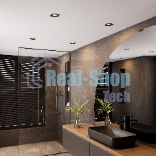 15276/LED / Светильник встраиваемый 10W 4000K черный IP44