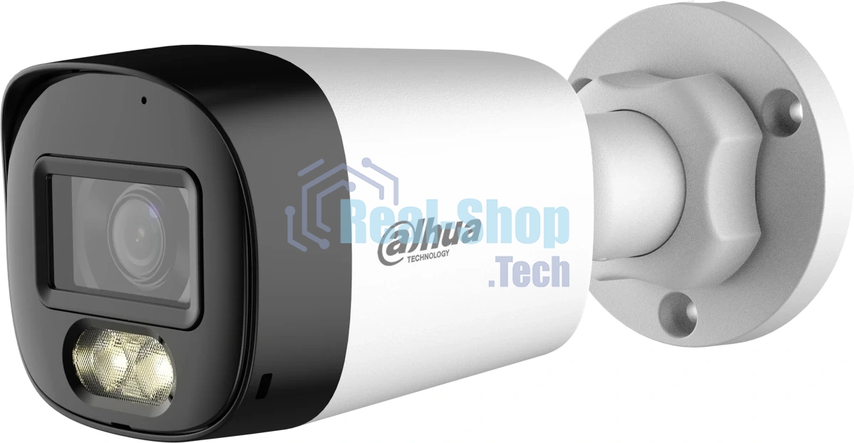 Камера видеонаблюдения Dahua DH-HAC-HFW1500RLP-IL-A-0280B, IP, 5 Мп, 2.8 мм, белая