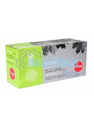 Картридж лазерный Cactus CS-C718BK черный (3400 стр.) для принтеров Canon i-Sensys MF8330/MF8340/MF8350/MF8360/MF8540/MF8580/LBP7200/7210/7660/7680