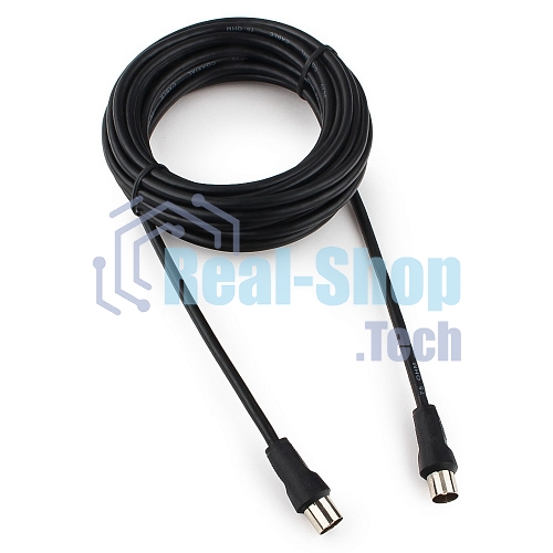 Кабель телевизионный Cablexpert, CCV-515-5M, Coaxial M/F, 5м