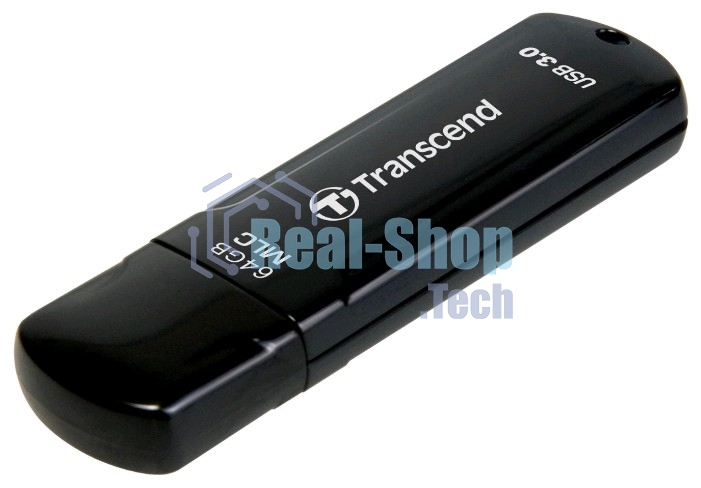 Флешка USB Transcend JetFlash 750 (TS64GJF750K), 64Gb, USB 3.0, R/W 130/40, черный