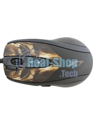 Мышь проводная A4Tech XL-750BH черный, 3600 dpi, USB, кнопки - 7