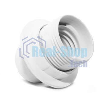 Патрон электрич. E14 с приж. кольцом пластик 2А 250В инд. упак. UNIVersal 7941531