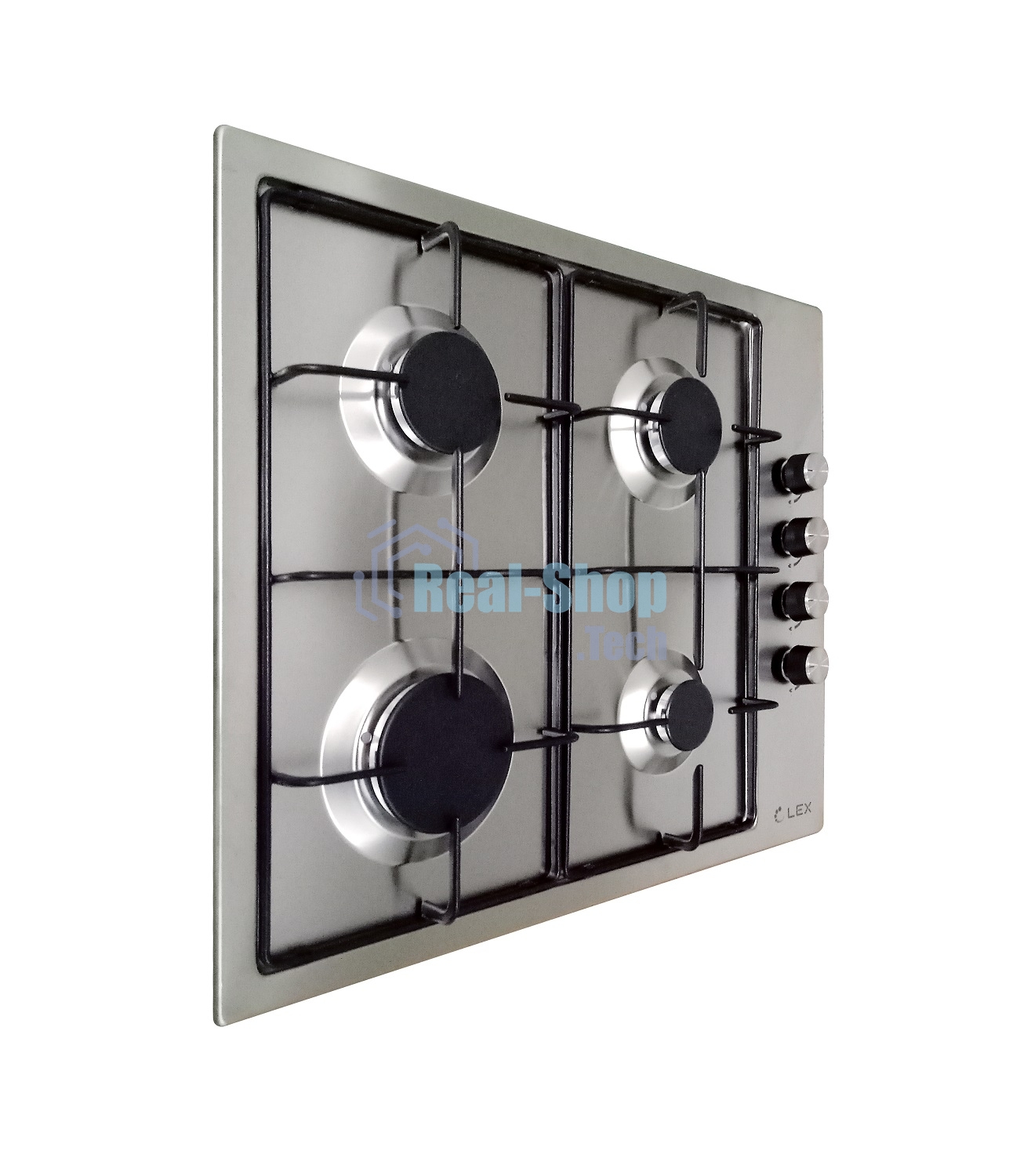 Газовая варочная панель LEX GVS 644-1 IX нержавеющая сталь