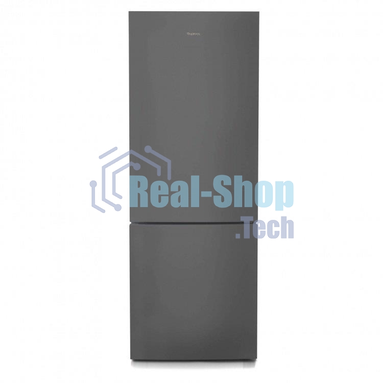 Холодильник Бирюса Б-W6034 графит матовый двухкамерный 210/85л морозилка снизу