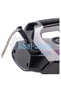 Утюг Galaxy Line GL 6128, фиолетовый с черным, паровой, 2200 Вт, постоянный пар 30 г/мин, паровой удар 140 г/мин, функции: самоочистка, антикапля, антинакипь, функция увлажнения, вертикальное отпаривание, защита от перегрева, индикатор нагрева, керамическ