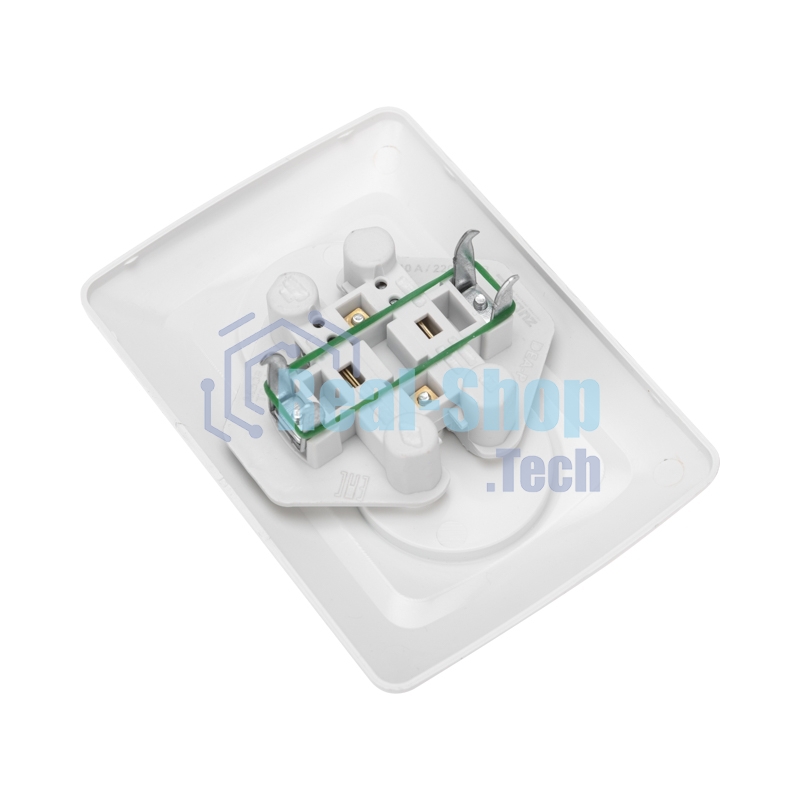 Розетка Kranz 2-ая DEA б/з с/у 10А белый (1/10/120)